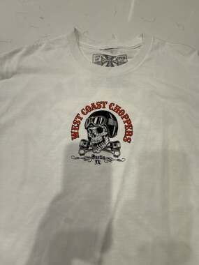 West Coast Choppers Austin TX Graphic Logo T-Shirt White